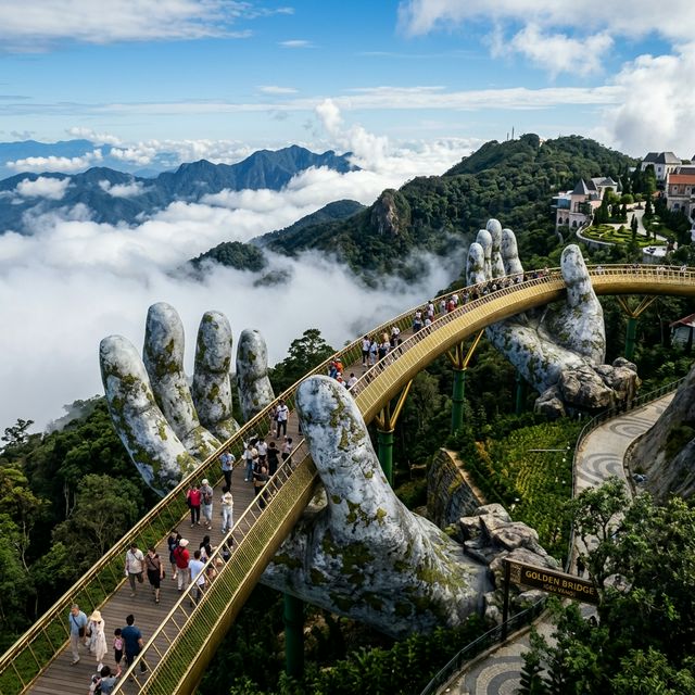 Tour Bà Nà Hills Cầu Vàng 1 ngày